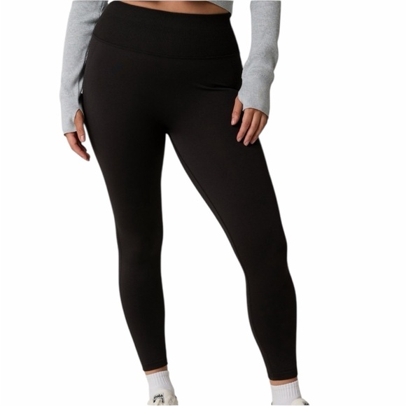 OFFLINE Aerie Seamless Ribbed 7/8‎ Leggings L New - Picture 2 of 7